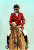 Jumper, Equine Art - Leslie Burr Howard